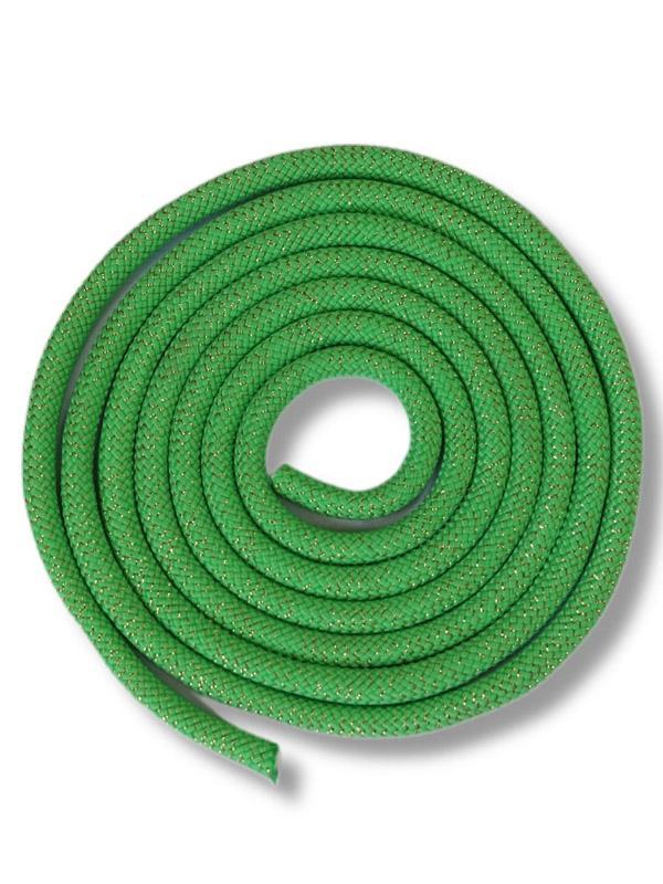 Скакалка с блестками (3 метра) зеленый